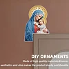 2Pcs diy Diamant Kunst T&uuml;r Ecke Anh&auml;nger Acryl T&uuml;rdekoration (Jesus)