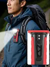 Rotating Work Light Rechargeable Flashlight Camping Torch for Work and Outdoor