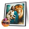 Jesus - quadratischer Bohrer Diamantmalerei - 45*45cm