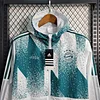 2023/2024 Bayern Munchen Windbreaker(White-Green)Football Shirt 1:1 Thai Quality