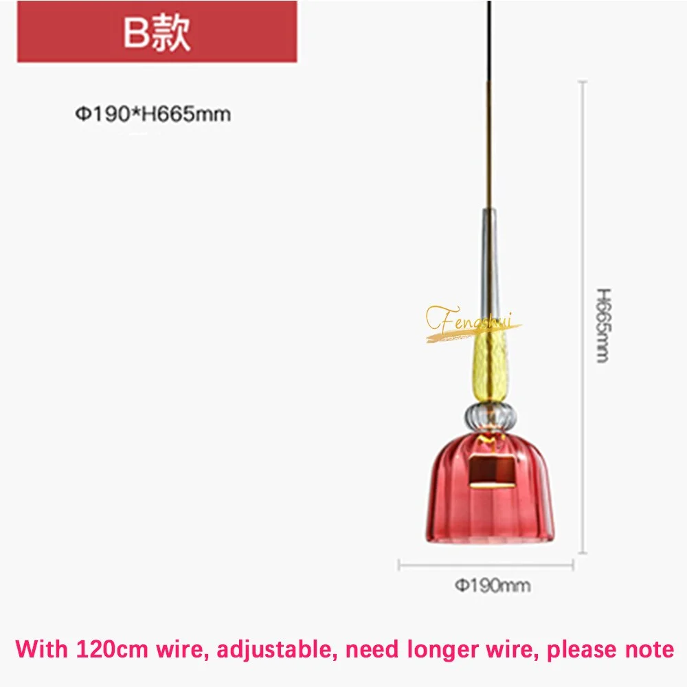 Modern Decor Glass Pendant Lights Nordic Indoor Lighting Cafe Bar Pendant Light Living Room Kitchen Hanging Lamps Retro Hanglamp