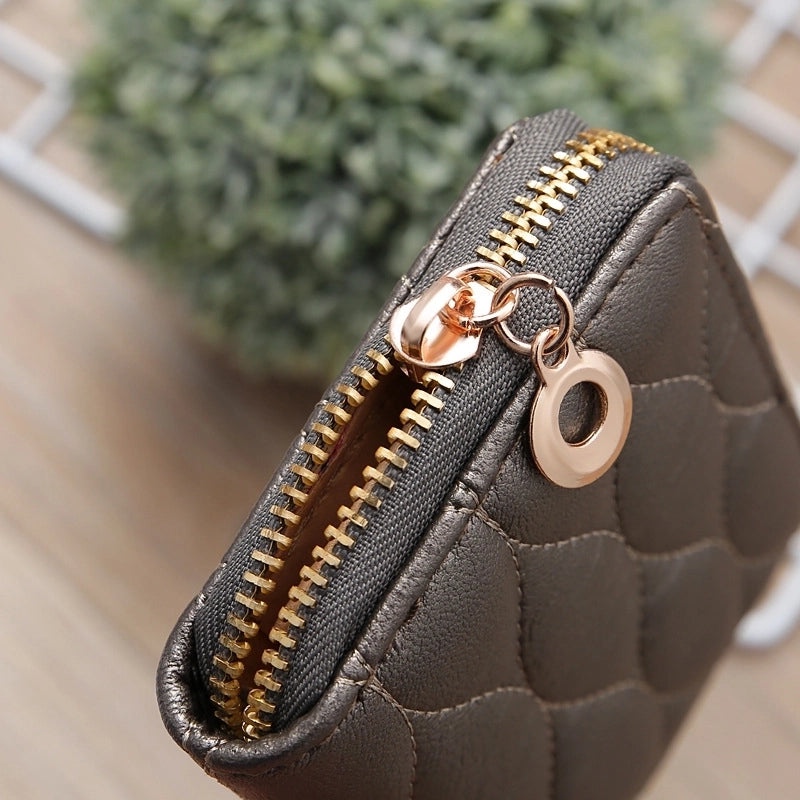 Korean Embroidered Creative Short Mesh Small Wallet