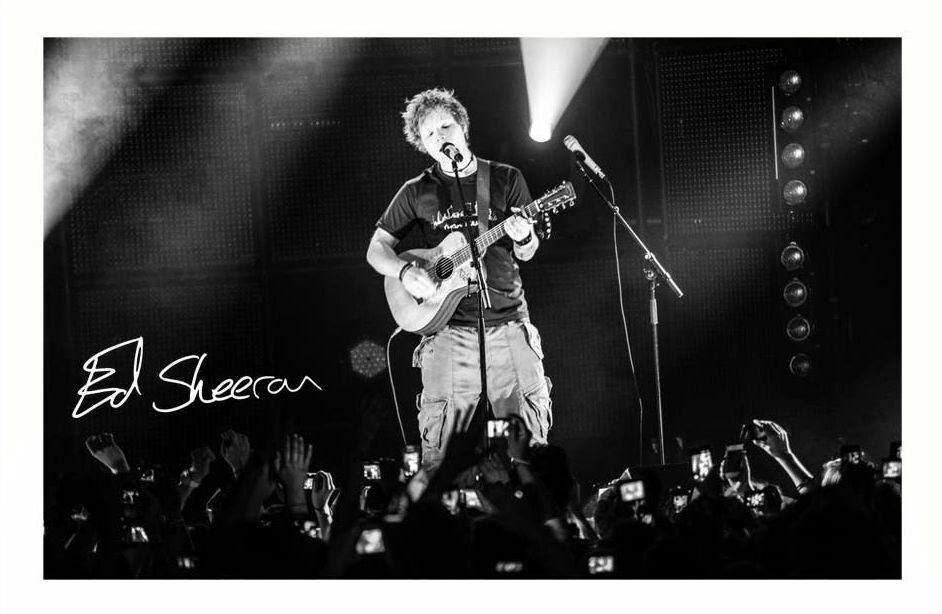 ED SHEERAN AUTOGRAPH SIGNED Photo Poster painting POSTER PRINT