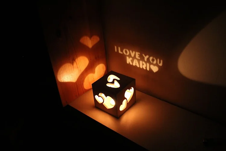 Valentines Day Gift for Girlfriend, Wooden Magic Box, Valentine's Day Gift for Her
