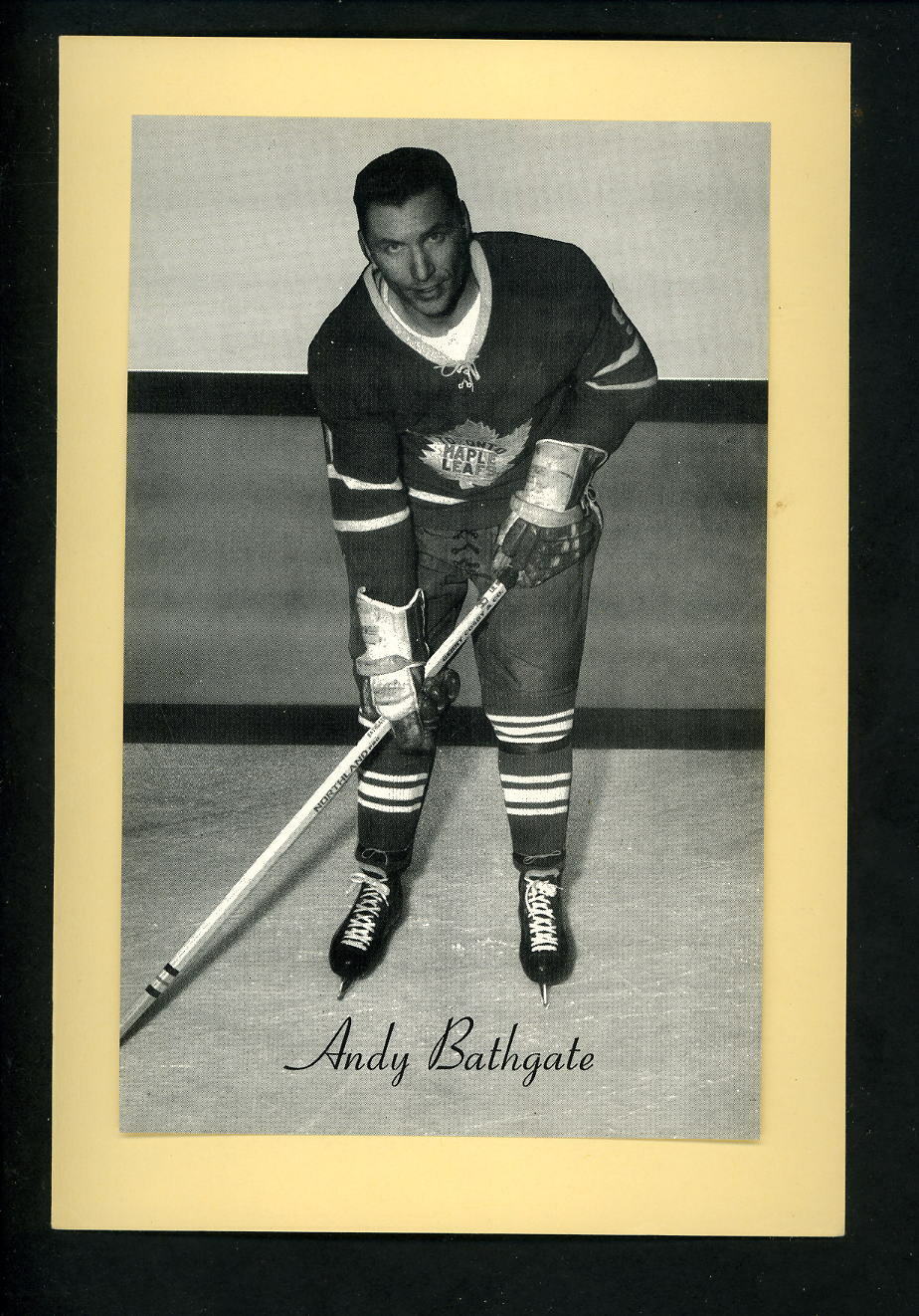 # 377 Andy Bathgate 1944-63 Beehive Group 2 Photo Poster paintings Toronto Maple Leafs