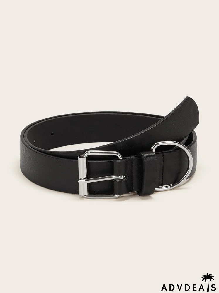 Solid Metal Buckle Belt