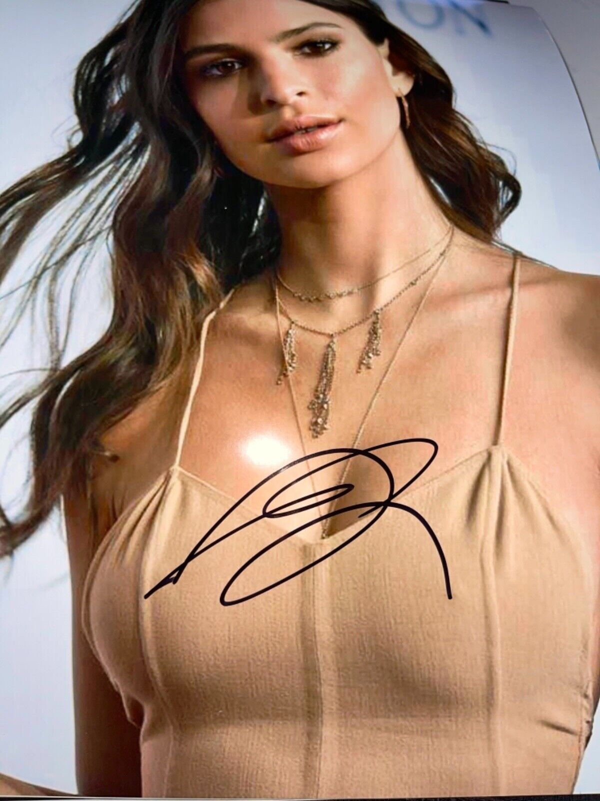 emily ratajkowski Signed 8 x10 Photo Poster painting sexy picture super duper hot hott