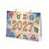 DIY 2027 Diamond Painting Calendar Art Kit Paper Desk Calendar Desktop Decoration Craft Kit