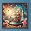 Diamond Painting-DIY Full Round Drill Sailboat