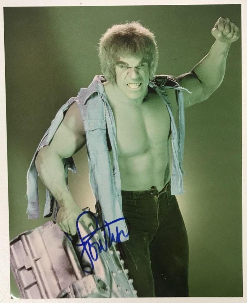 Lou Ferrigno Signed Autographed The Incredible Hulk