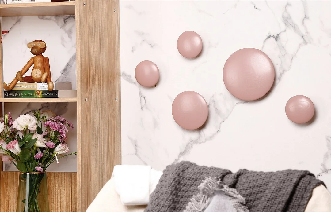 Multicolor Hange Furniture Coat hanger  Ball Rack Milti-purpose Hook For Wall Ornaments For Kid Gift Metal Bag Decor.