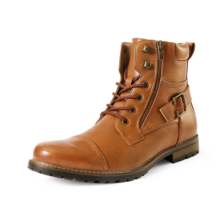 Men's Military Motorcycle Combat Military Boots