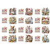 12PCS Diamond Painting Easter Bunny Greeting Card Kit for Birthdays Thanksgiving & Special Occasion