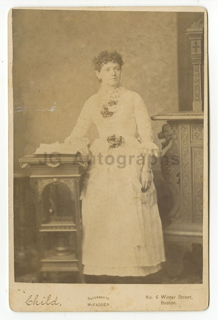 19th Century Fashion - 19th Century Cabinet Card Photo Poster paintinggraph - Boston, MA