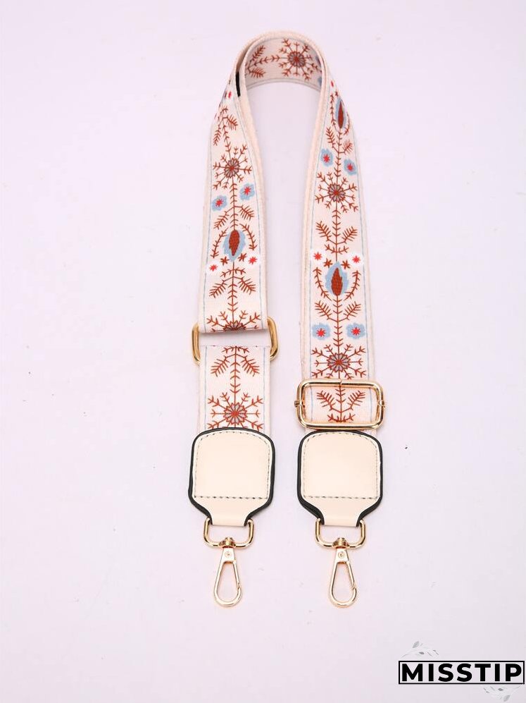 Floral Print Bag Strap