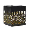 Solar Powered Deck Step Stair Lights Mandalas Theme Waterproof Fence Light Decorative Mandalas Lights for Garden Post Patio Backyard Yard Decor