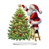 DIY Santa Claus And Tree Diamond Painting Ornaments (Double-Sided)
