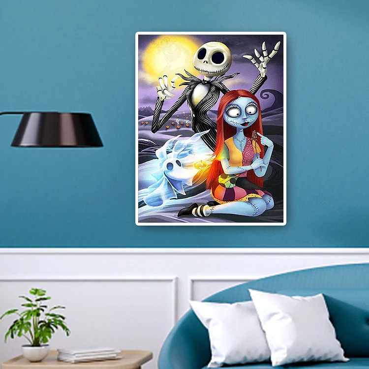 AB Diamond Painting Horror Movie Collection Ghost Doll Wall Sticker Cartoon  5D DIY Embroidery Cross Stitch Mosaic Home Decor