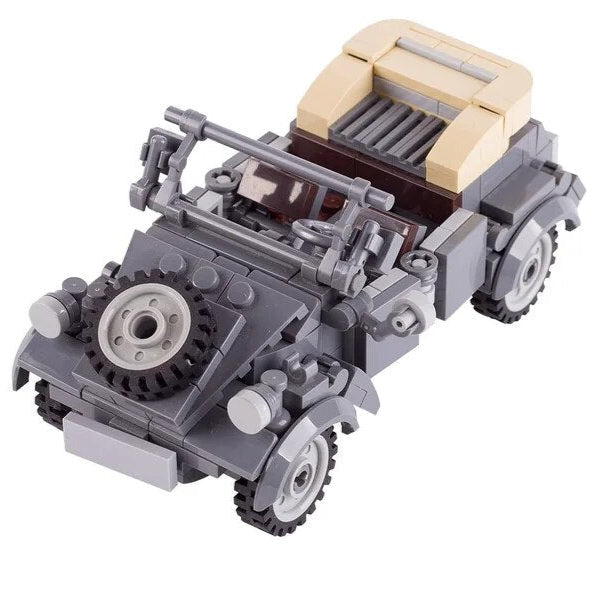 WW2 German Kubelwagen Utility Vehicle Custom Military MOC Minifigure Bricks monstertoys