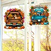 2Pcs citrouille voiture - 5d bricolage artisanat pendentif