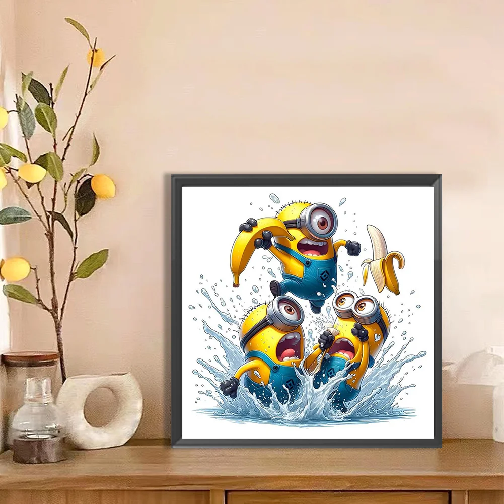 Diamond Painting - Full Round Drill - Minions(Canvas|40*40cm)