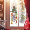 DIY Diamond Painting Double Sided 3D Wind Chime Xmas Pendant  Hanging Kit