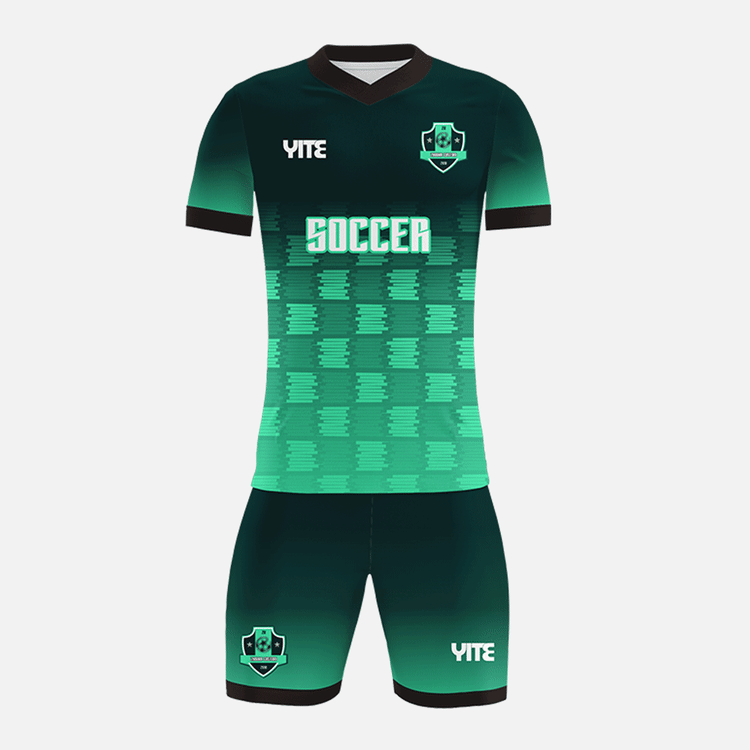 YITE | YTZQ041-Green  And Black Soccer Uniforms