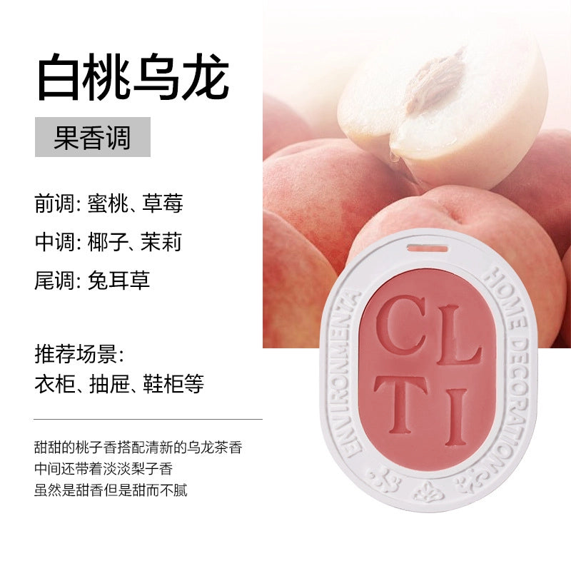 Aromatherapy Gypsum Wax Slice Home Wardrobe Aroma Solid Perfume Accompanying Gift Car Fragrance Pendant