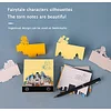 3D Sticky Note Paper Memo Pad,Fantasy Castle Office Notepad Desk Decoration DIY Creative Birthday Gift
