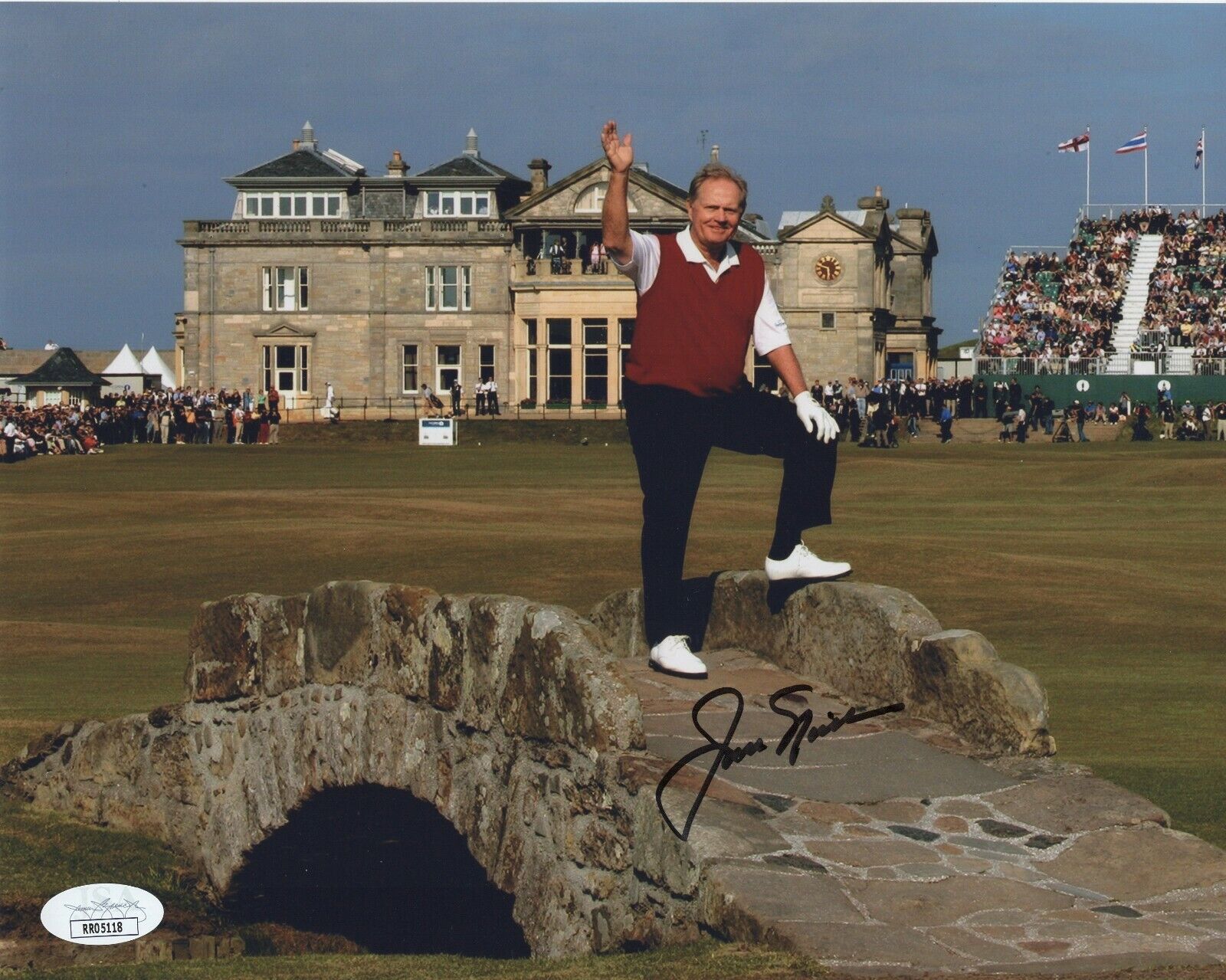 JACK NICKLAUS SIGNED AUTOGRAPH PGA BRITISH OPEN GOLF 8X10 Photo Poster painting PROOF JSA COA