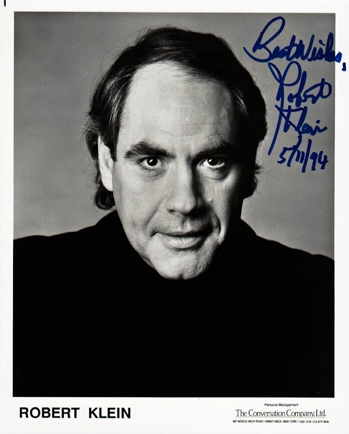 Comedian ROBERT KLEIN Signed Photo Poster painting