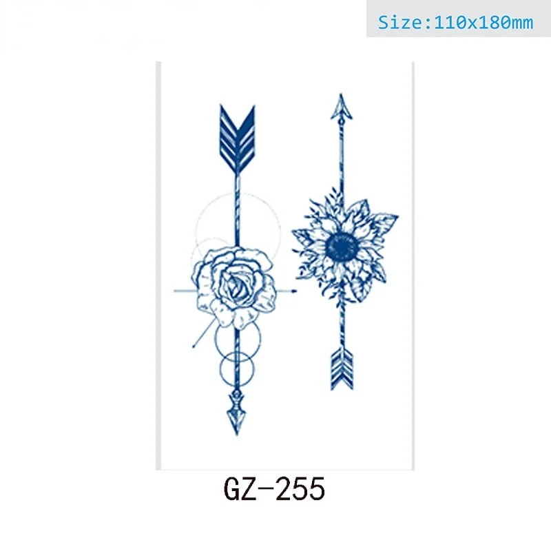 Juice tattoo stickers Net celebrity tattoo stickers lasts 15 days Herbal semi-permanent tattoo stickers