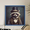 Raccoon-11CT Stamped Cross Stitch 40*40cm