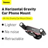 Gravity Air Vent Car Mount 360 Rotation Cell Phone Support GPS Bracket (Black)