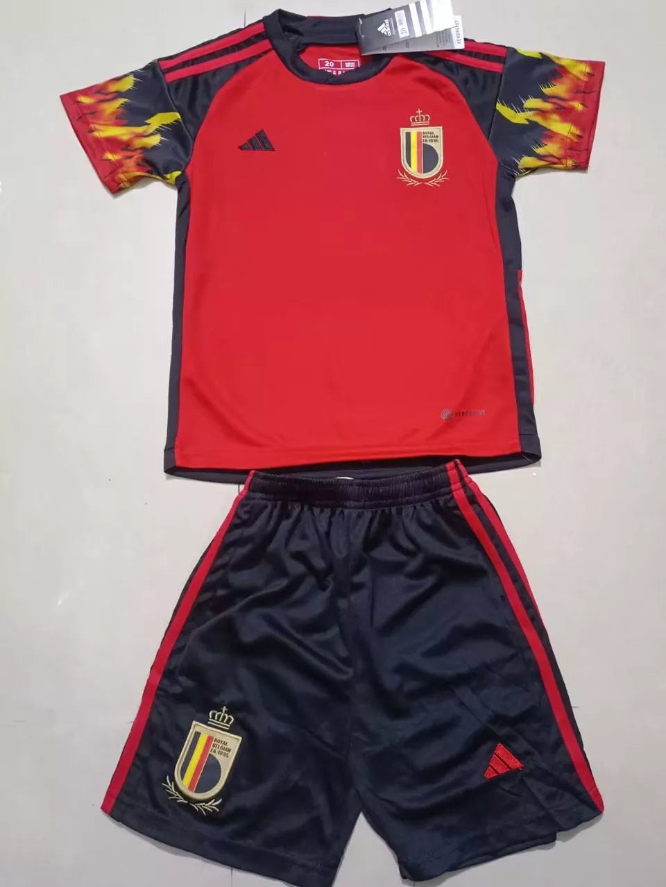 Kit Enfant Belgique Maillot De Fou, site maillot de foot pas cher