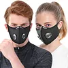 Cycling Face Mask with Active Carbon Filter Dust-Proof Breathable