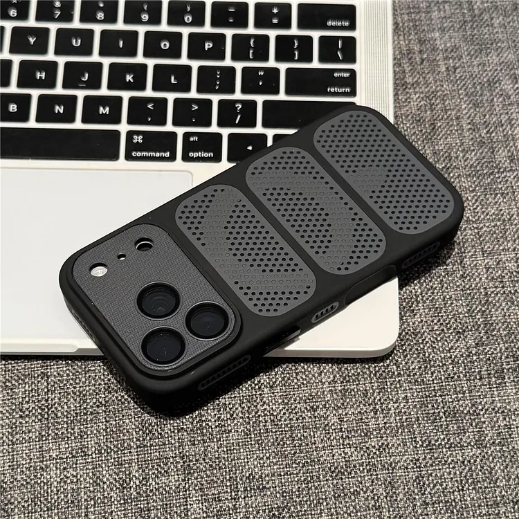 Four-Sided Honeycomb Mesh Phone Case for iPhone