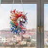 DIY Fragment Unicorn Acrylic Special Shape Diamond Painting Hanging Pendant