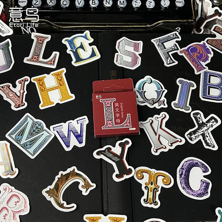 The English Alphabet Sticker