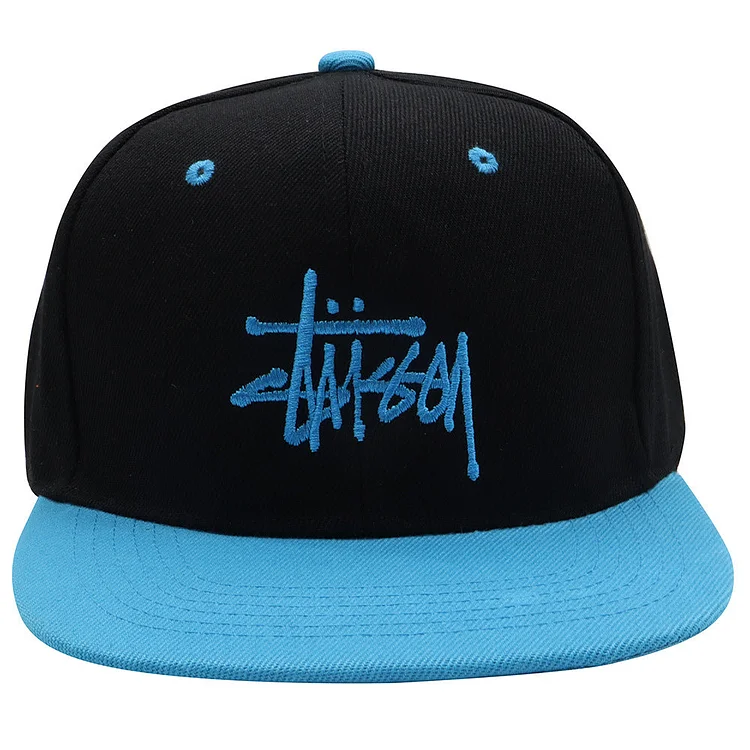 Stussy Hat Embroidery Color Matching Street Hip Hat Sun Hat