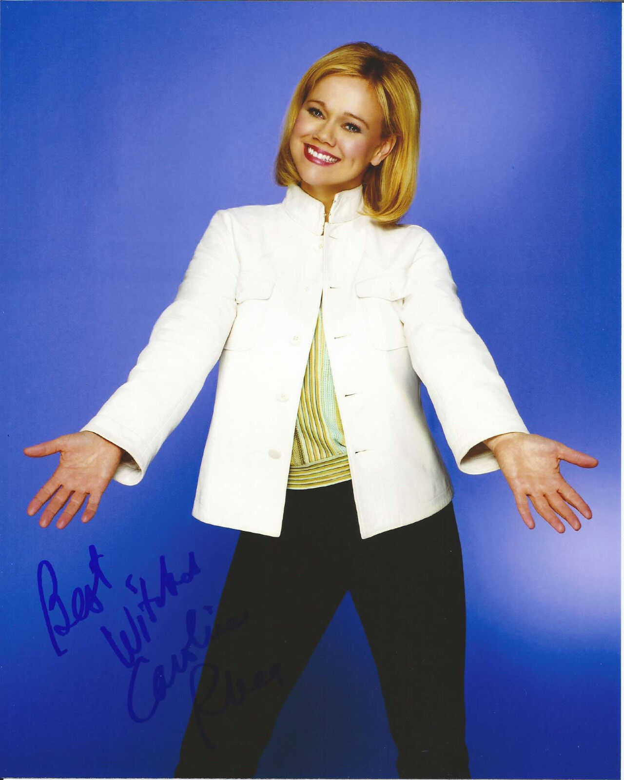 CAROLINE RHEA SIGNED AUTHENTIC 'SABRINA, THE TEENAGE WITCH' 8X10 Photo Poster painting w/COA