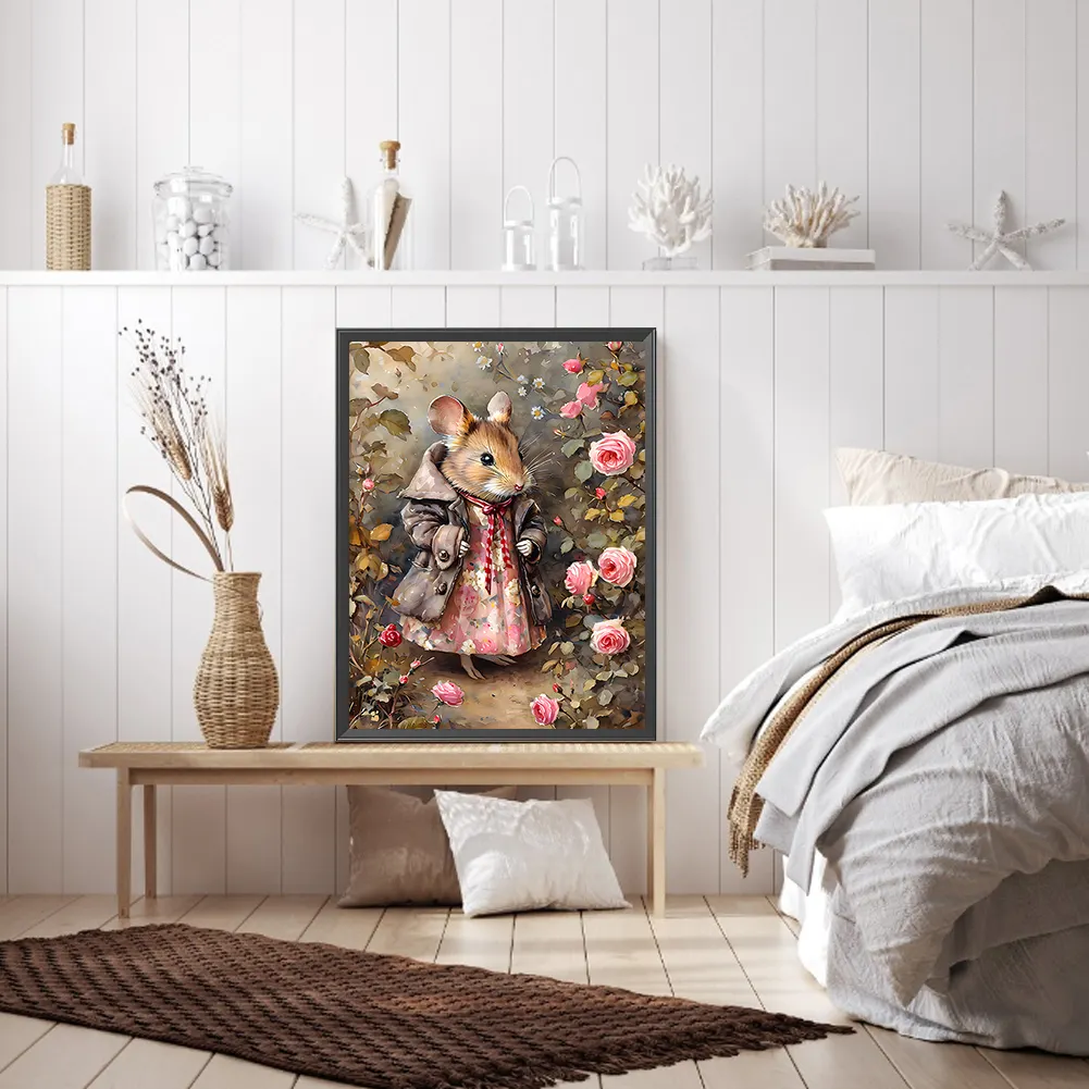 Diamond Painting - Full Round Drill - Rat(Canvas|30*40cm)