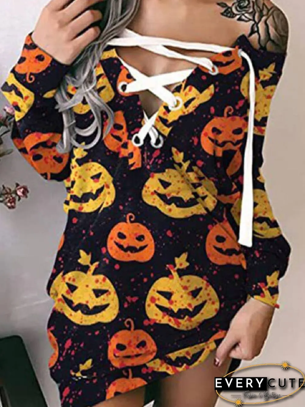 Sexy Cartoon Knitting Dress