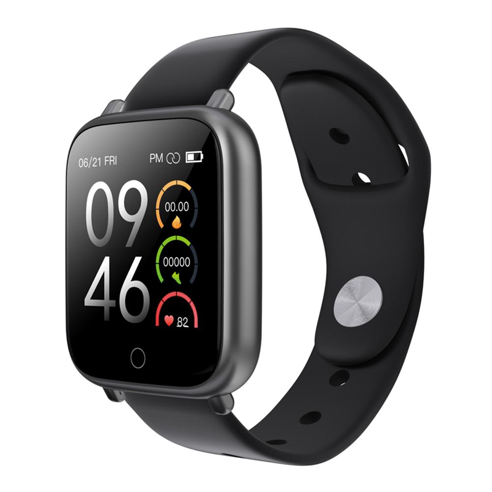 

Q1S Smart Bracelet IP68 Heart Rate Monitor Fitness Sports Wristband (Black), 501 Original