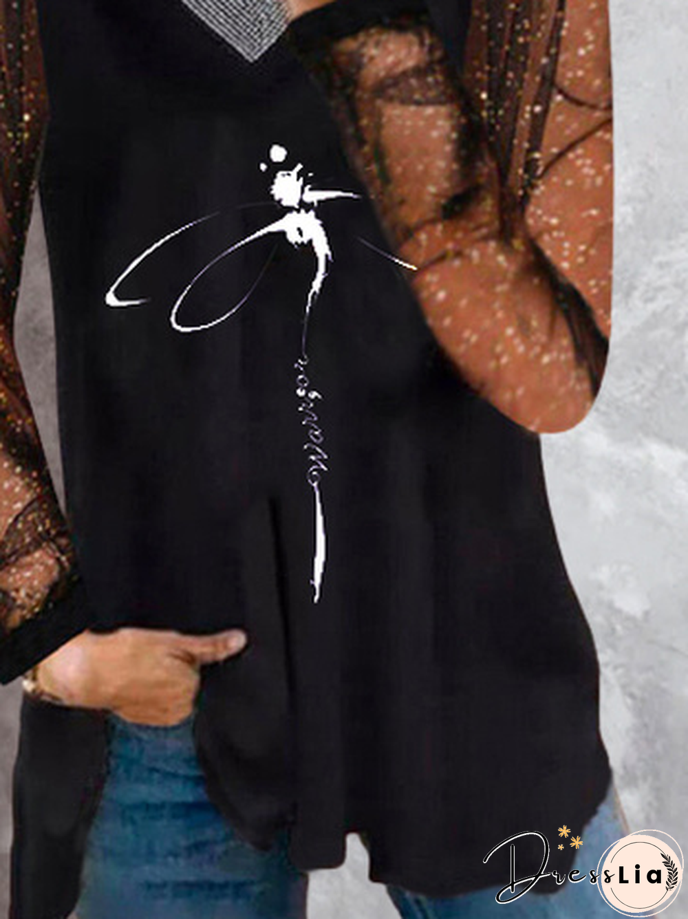 Cotton Blends Casual Loosen Tops