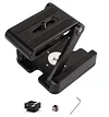 Camera Quick Release Plate Mount Z Shape Metal Foldable Flexible Tilt Head Tripod Head Bracket with Level for Tripod Monopod Slide Stabilizer DSLR SLR Camera