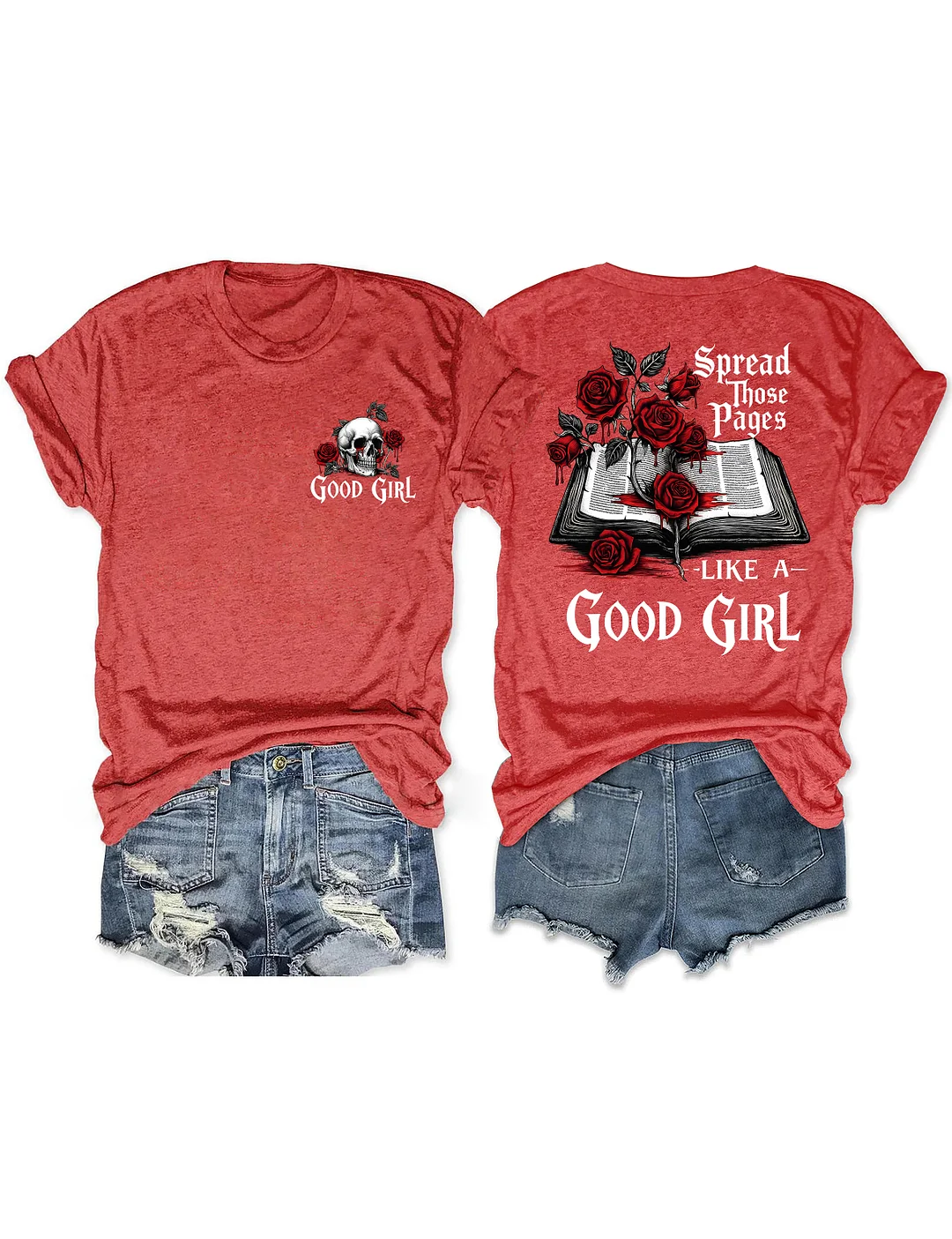 Spread Those Pages Like A Good Girl T-shirt