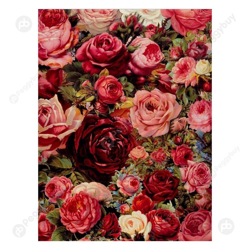 

Rose Flowers - Round Drill Diamond Painting - 30*40CM, 501 Original