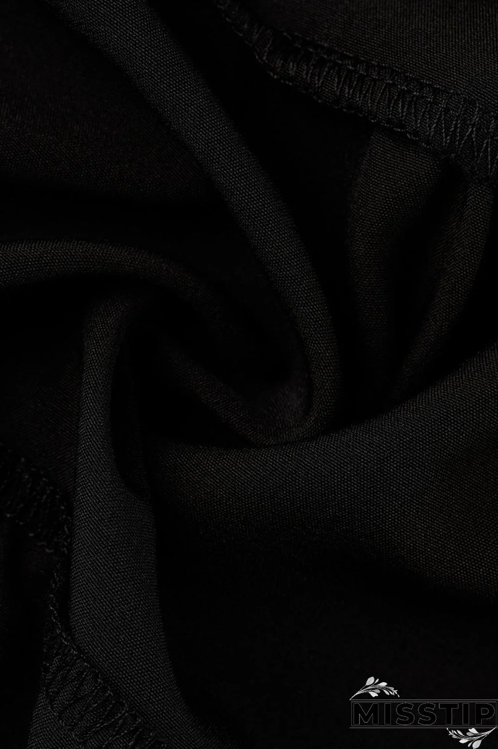 Black Casual Solid Patchwork Buckle Turndown Collar A Line Dresses