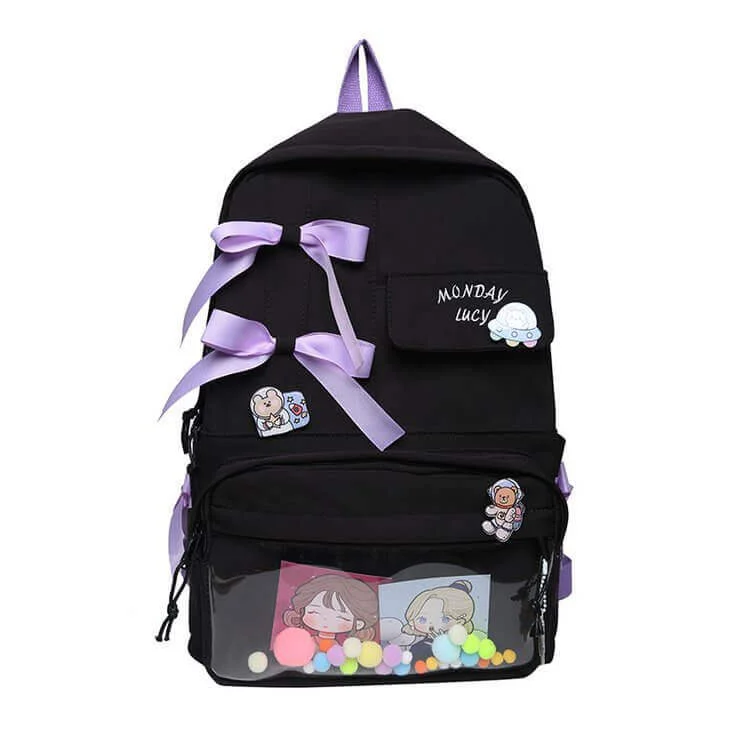Lace Bowknot Ita Backpack